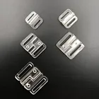 Образец 5 комплектов высокого качества пластиковый бюстгальтер зажим купальники кликеры бикини застежка спереди пряжки