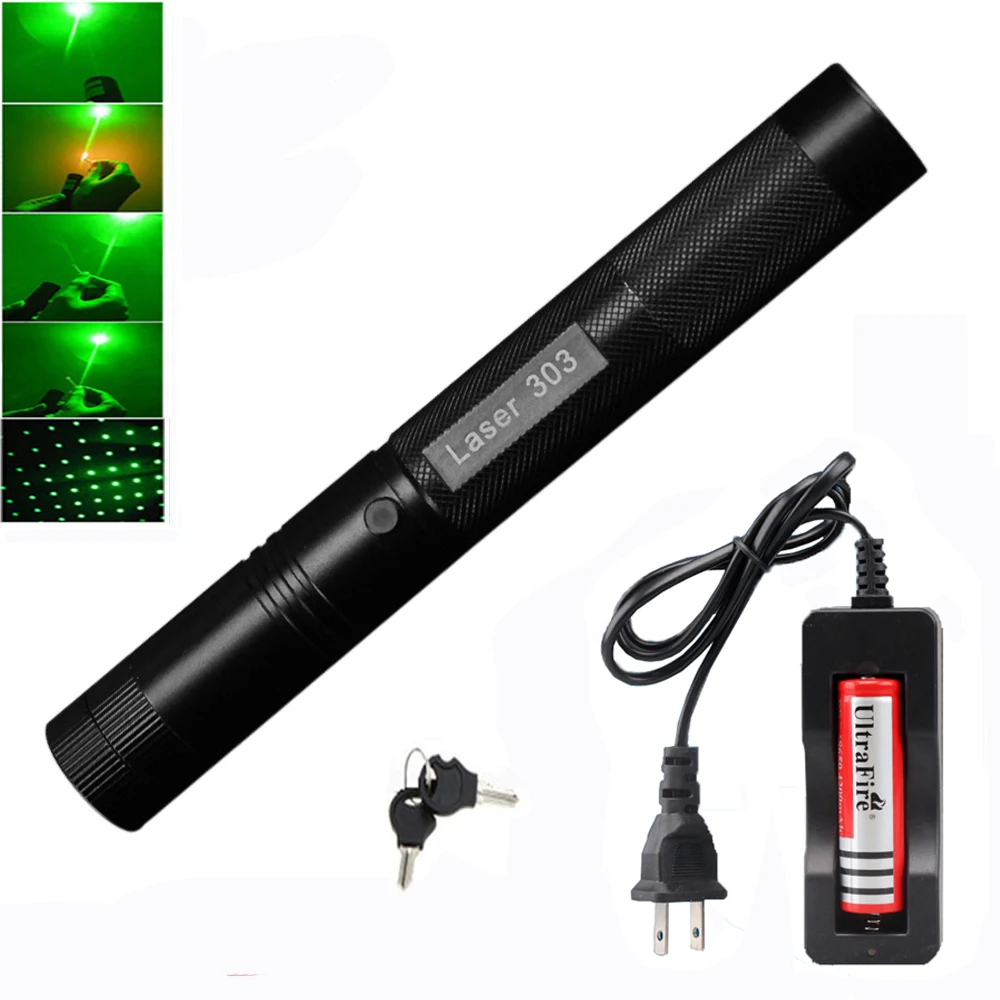 Высокая мощность 532 нм зеленый лазерный прицел лазерная указка мощное устройство