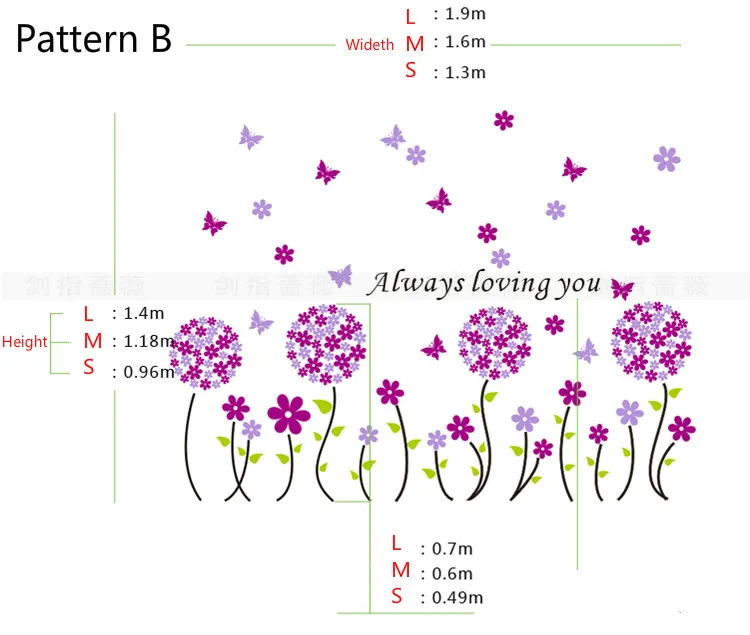 Акриловые цветы принт в виде одуванчиков 3D стерео стикер спальня Детский сад