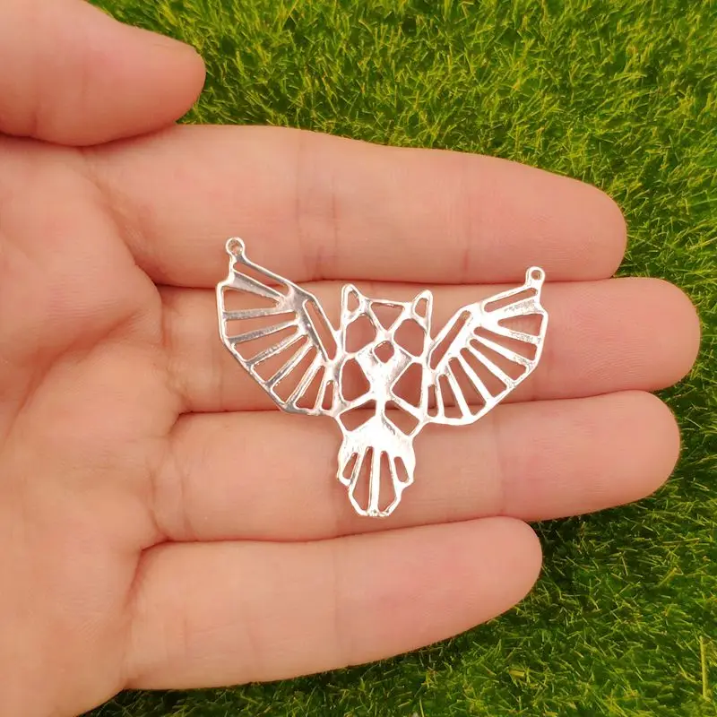 4 вида цветов открытое ожерелье с совой оптовая продажа кулон в виде животного