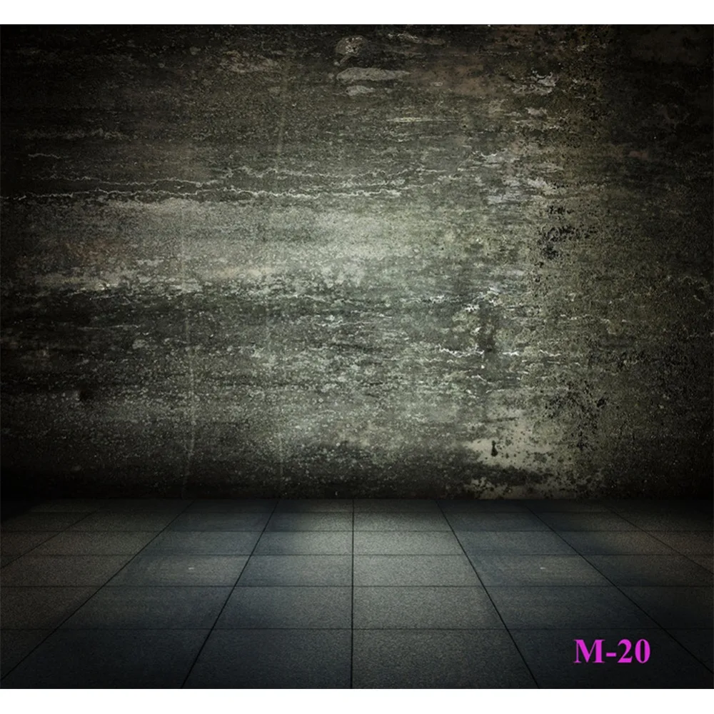 Полиэстер ретро старая черная стена каменный пол фон для фотостудии реквизит
