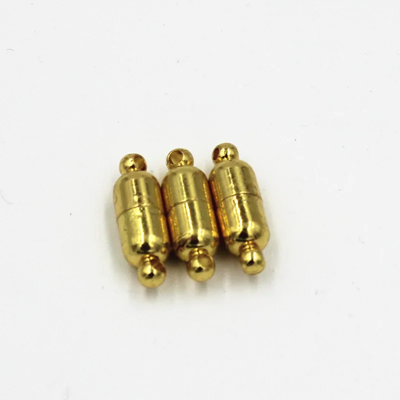 Золото/Никель покрытием магнитные застежки кожаные cord Jewelry Findings 5 шт.|jewelry