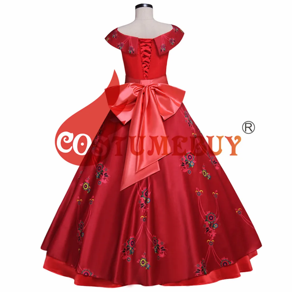 Costumebuy Elena of Avalor принцесса Елена Косплей Костюм женский бальный наряд с накидкой disfraz Mujer вечерние изготовленный на заказ костюм для Хэллоуина