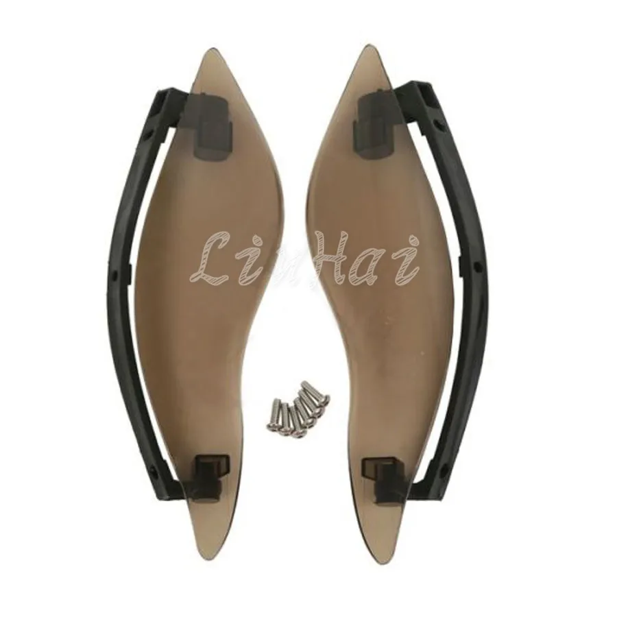 Дым ABS регулируемые дефлекторы воздуха боковое крыло крышка для Harley Street Glide