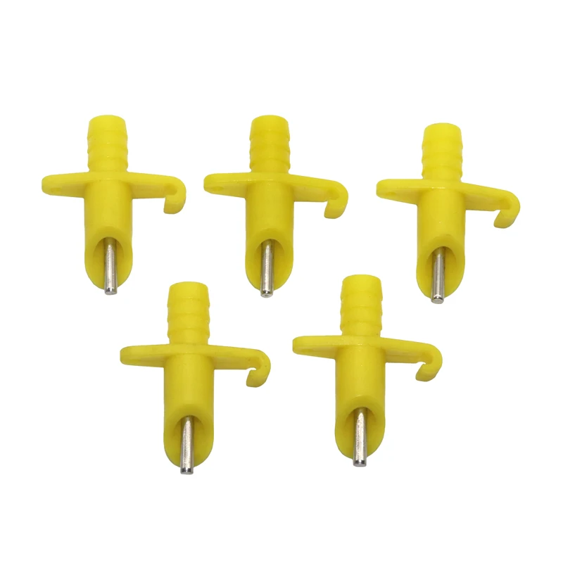 10 наборов желтых поилок для сосков кролика питьевые фонтаны кормушка животных