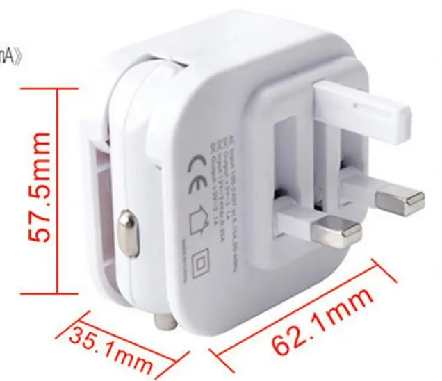 Портативное автомобильное зарядное устройство с двумя usb портами 2 в 1