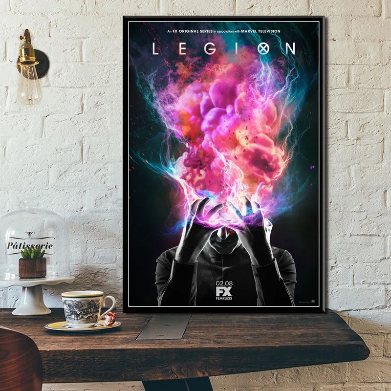 P730 Легион Ноа Холи Сезон 3 ТВ серии Psychedelic художественная живопись Шелковый Холст