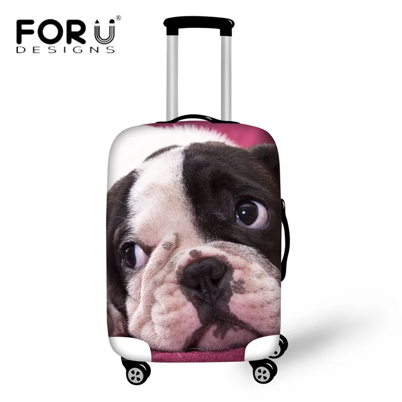 FORUDESIGNS, 3D Schnauzer, водонепроницаемый чехол для багажа, защитные пылезащитные Чехлы для собак, животных, Дорожный чемодан, чехол для 18-30 дюймов, чехлы - Цвет: H6123