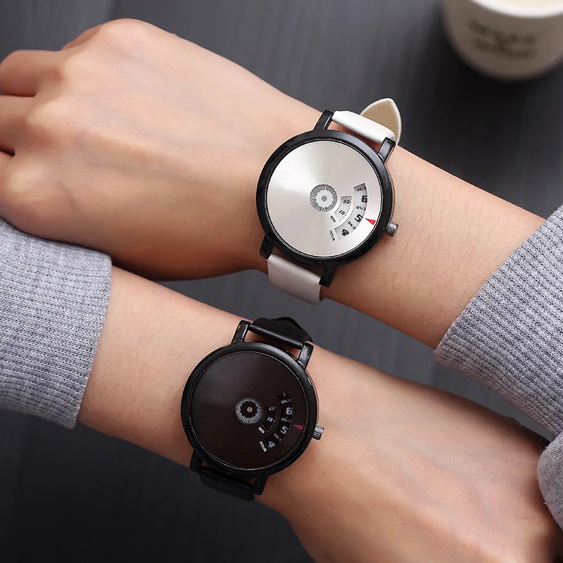 JBRL модные женские туфли часы простые наручные Дамы Круглый спортивные