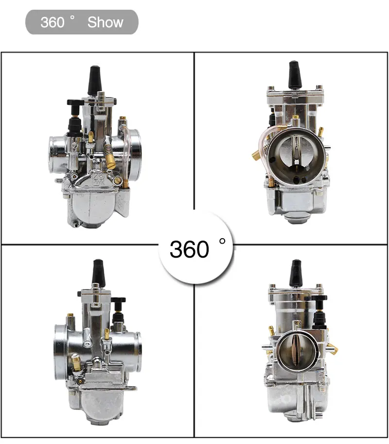 ZSDTRP 21 24 26 28 30 32 34 мм PWK мотоцикл Карбюратор ПОДХОДИТ 2 т/4 т с power Jet Carb гоночный Байк Скутер ATV UTV внедорожный