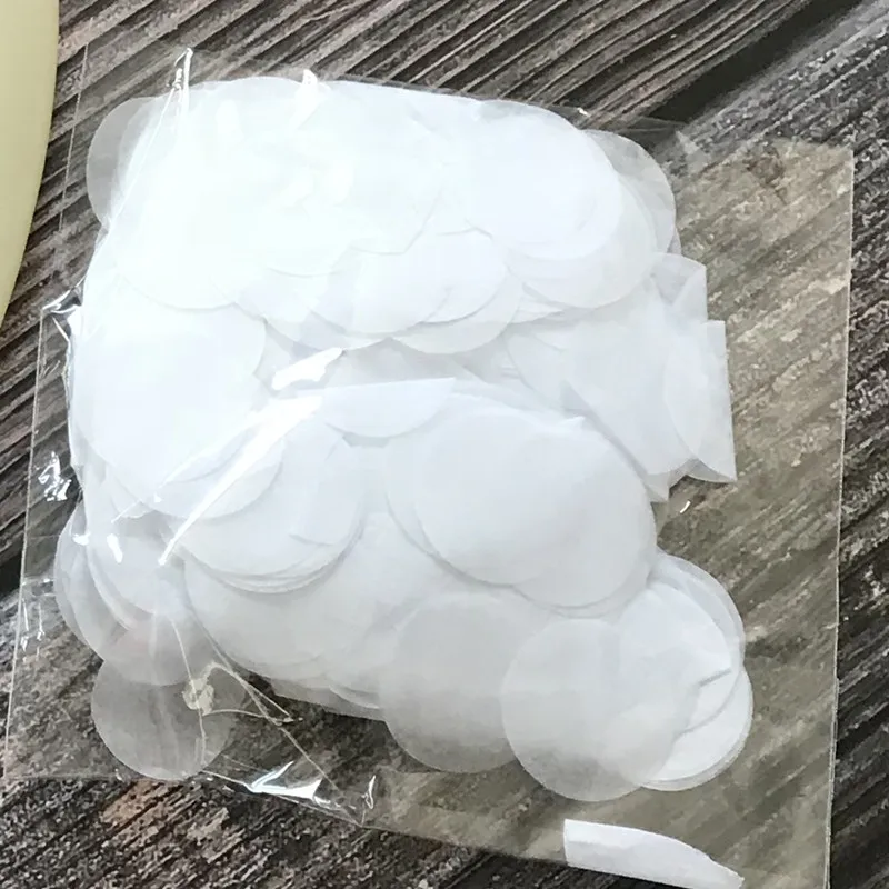 2.5cm 10g confetti Сделай Сам, я люблю тебя, наклейка на день рождения, воздушный шар, ПВХ, прозрачные конфетти, гелиевые шары, украшение для свадьбы, дня рождения, вечеринки, для детского душа - Цвет: 2.5cm 10g confetti
