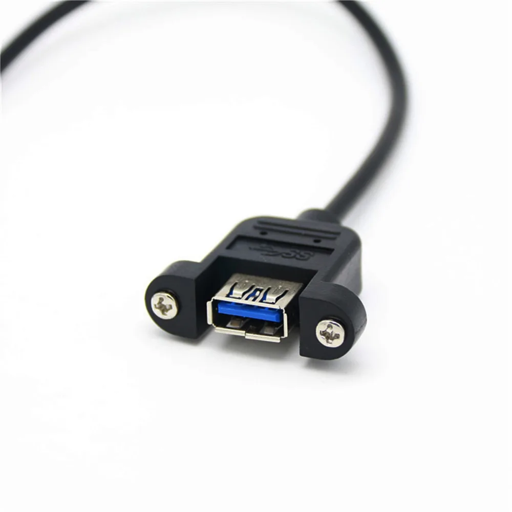 30 см/60 см USB 3 0 A крепление на гнездовую панель для Male 90 градусов вверх и вниз левый