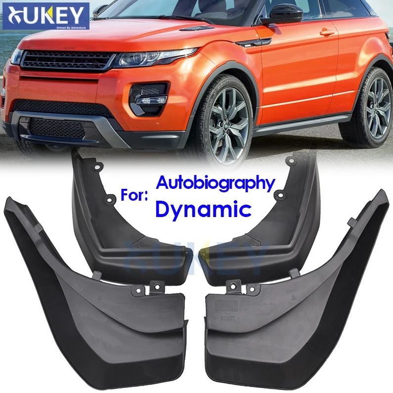 Car Accessories For RANGE ROVER EVOQUE 2012-2018 DYNAMIC MUDFLAPS MUD FLAP SPLASH GUARD MUDGUARDS FRONT REAR FENDER ACCESSOIRES |