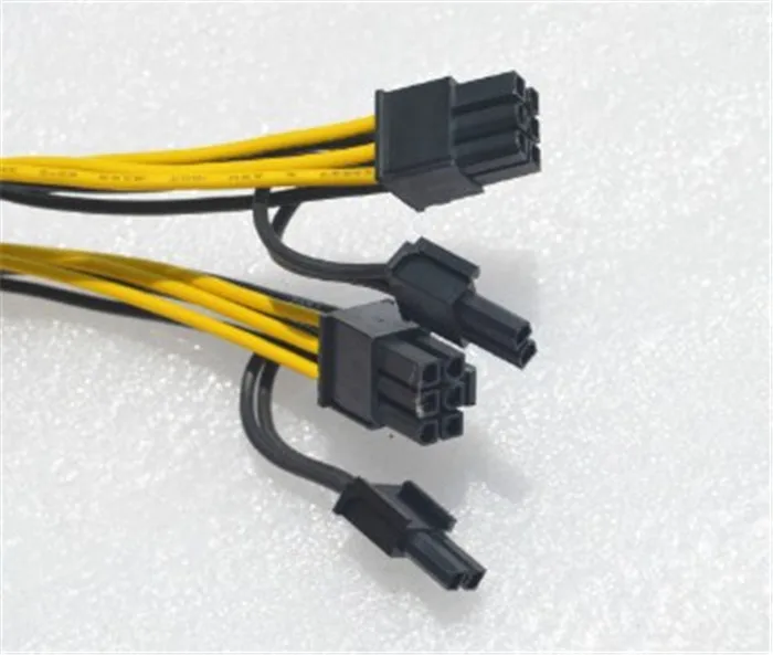 8 контактный к двойному pcie (6 + 2) кабель питания N08NH 9H6FV для dell POWEREDGE R720 R730 R720XD GPU