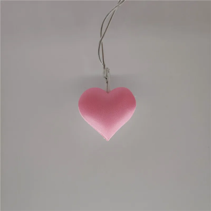 Сказосветильник светодиодная гирлянда с сердечками для свадьбы 20 светодиодов