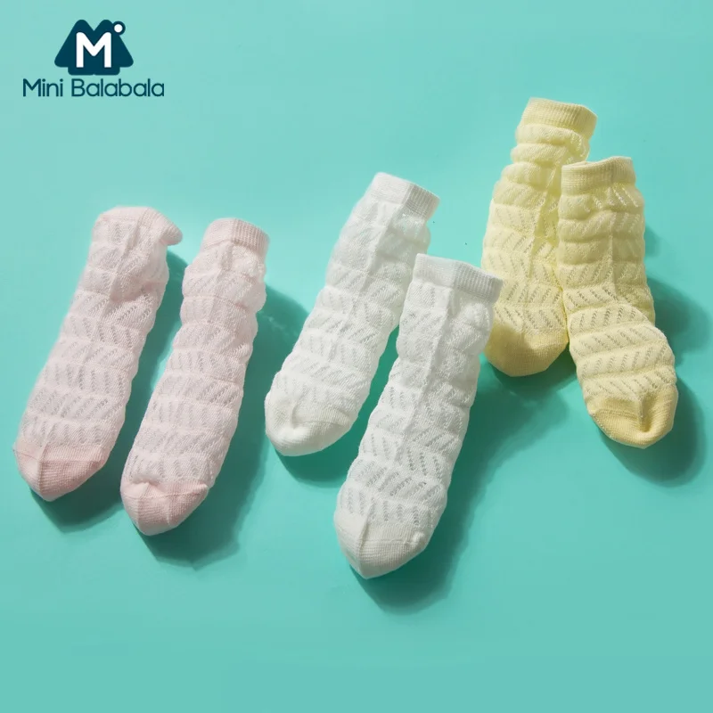 Мини Balabala Babys 3 шт набор носков до лодыжек носки для новорожденных девочек