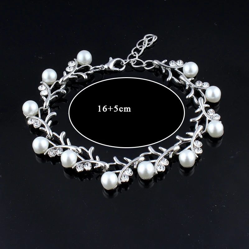 Женский браслет с искусственным жемчугом 5 цветов | Украшения и аксессуары