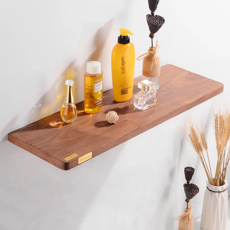 Полка органайзер для ванной комнаты деревянные латунные полки угловой держатель