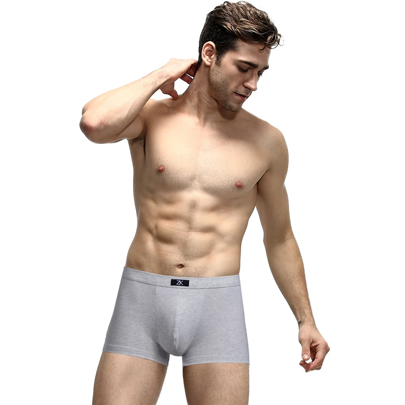Новое мужское нижнее белье в 4 коробках хлопковые трусы боксеры с низкой талией