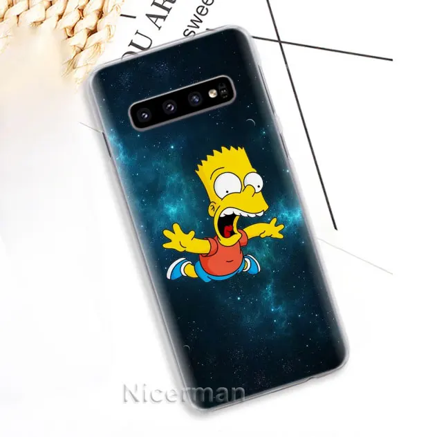 01 Чехол для телефона для samsung Galaxy S10e S10 S8 S9 плюс S6 S7 край A40 A50 A70 M20 крышка Гомер J. Симпсон жесткий поликарбонатный чехол - Цвет: 01
