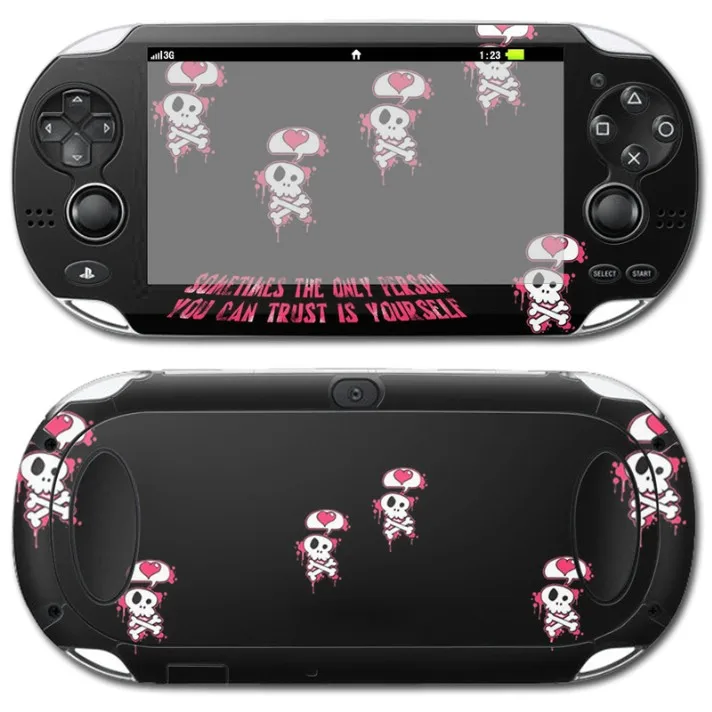 Красочный дизайн кожи Стикеры для PSP Vita 1000 наклейка крышка консоль и контроллеры для PSP Vita 1000 винил ПВХ - Цвет: TN-PSvita1000-0549