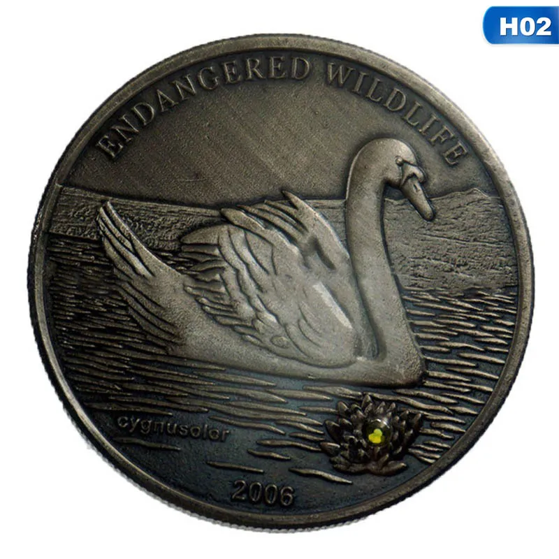 Мемориальная монета коллекция монгольских животных копия монеты украшение дома Сувенир копия коллекционные монеты
