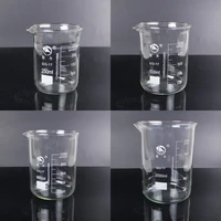 1 set 250ml500ml1000ml2000ml borosilicate glass beaker chemistry experiment heat resist labware beaker laboratory equipment