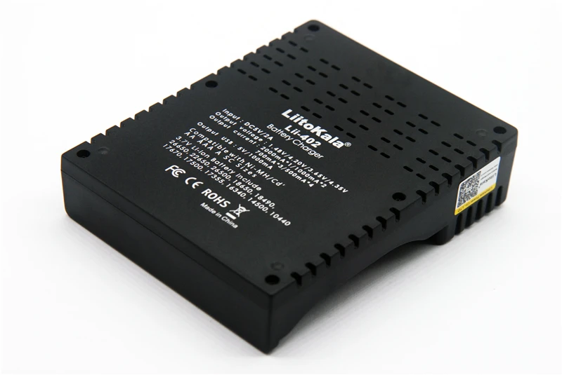 Liitokala Lii-402 18650 Батарея Зарядное устройство для 26650 16340 RCR123 14500 LiFePO4 1.2 В Ni-MH Ni-Cd Rechareable Батарея lii402