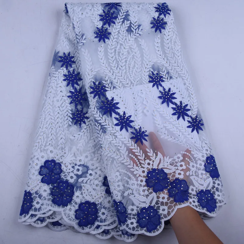 Новый дизайн молочный шелк нигерийские кружевные ткани африканские высокое