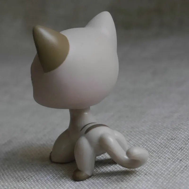 Экшн фигурка в руке Дошкольная игрушка детская игра кошки собаки бледно серая