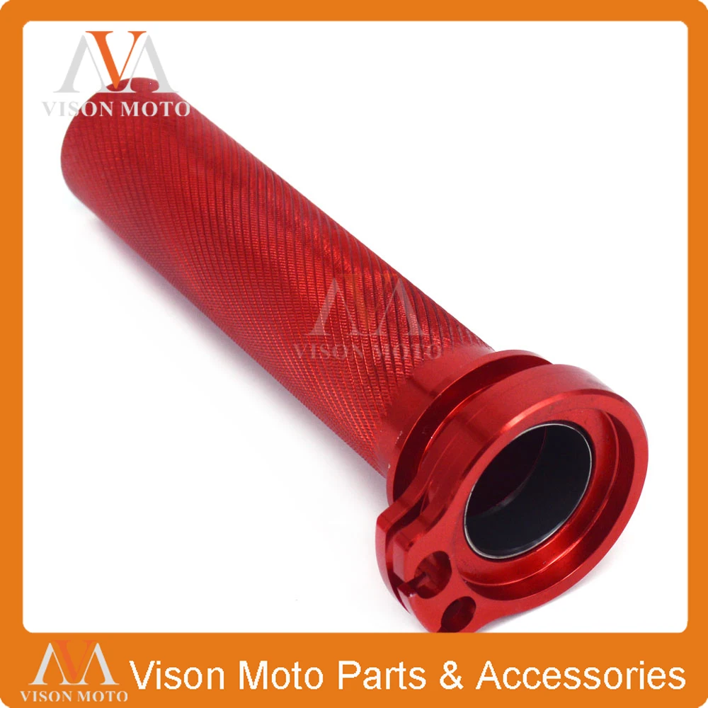 Billet 7/8&quot 22MM Throttle Clamp Twist Tube &amp Handlebar Cap Plugs Grips For CRF250R CRF 250R 250X CRF250X 04 05 06 07 08 09-17 |