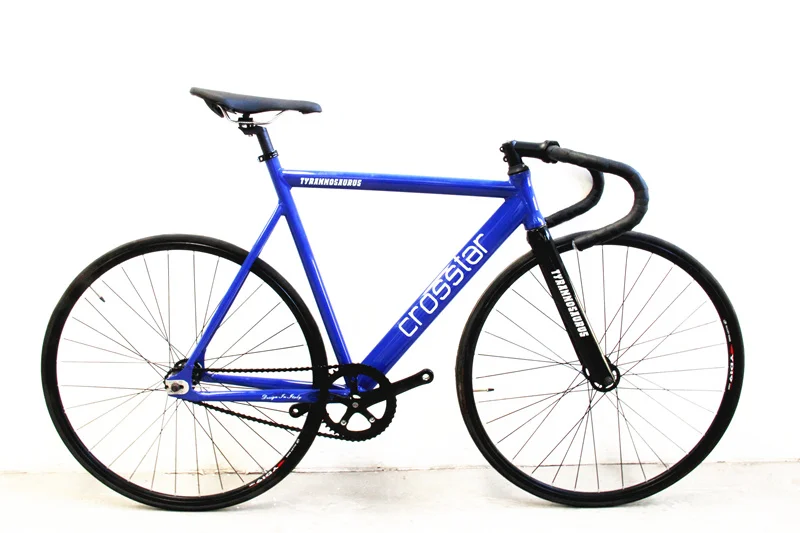 Crosstar Tyrans T2 Fixed Gear Bike Urban Track Fixie Carbon Fiber Fork Commute 15mm road bike fixie bicycle bicicleta | Спорт и