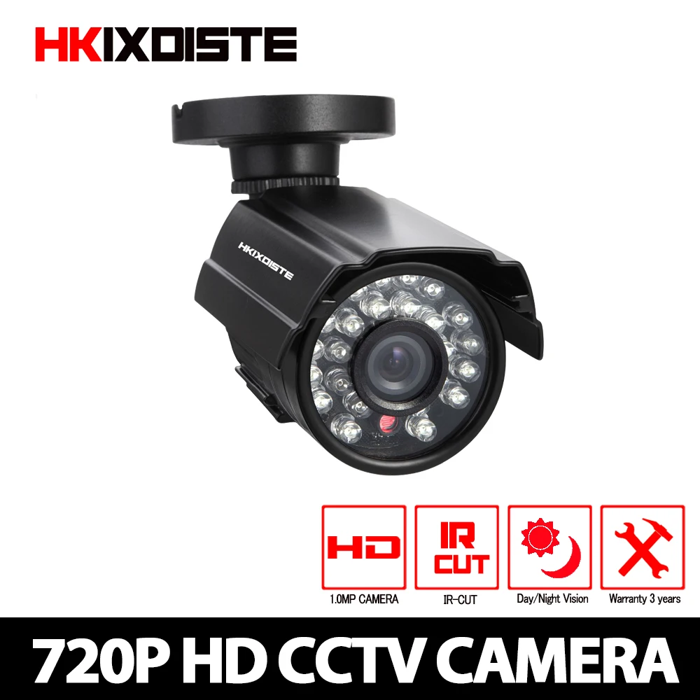 HKIXDISTE AHD камера 720P 1080P CCTV цилиндрическая CVBS Водонепроницаемая 3 6 мм объектив CMOS