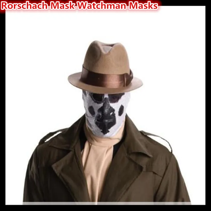 Высокое качество новинка маски Rorschach Балаклава сторож карнавальный костюм