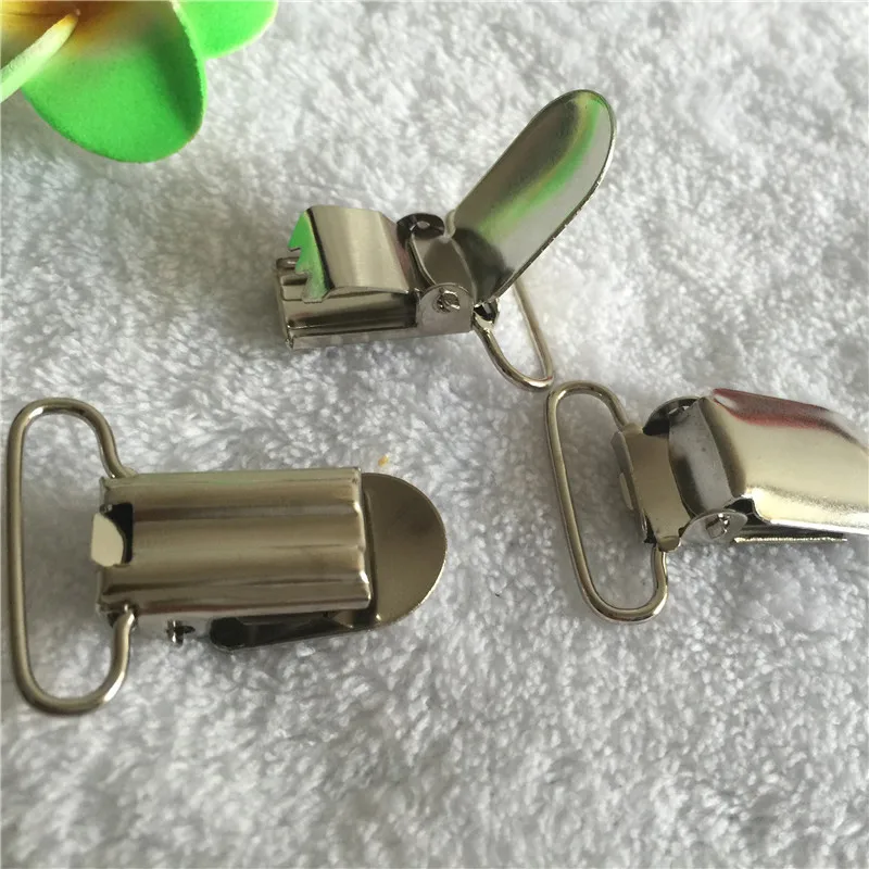 1'' 25 mm Metal Paci Pacifier Suspender Clips Holders for Craft Project 10PCS/LOT | Дом и сад