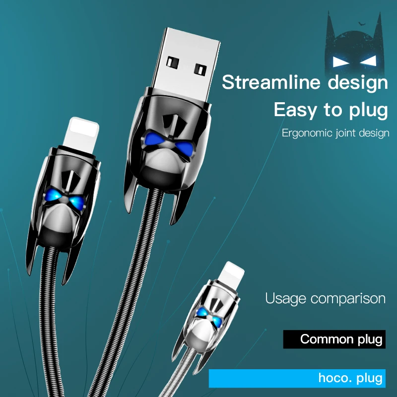 НОСО Оригинальный 2.4A Быстрая Зарядка Кабель для Apple Lightning to USB Зарядное Устройство