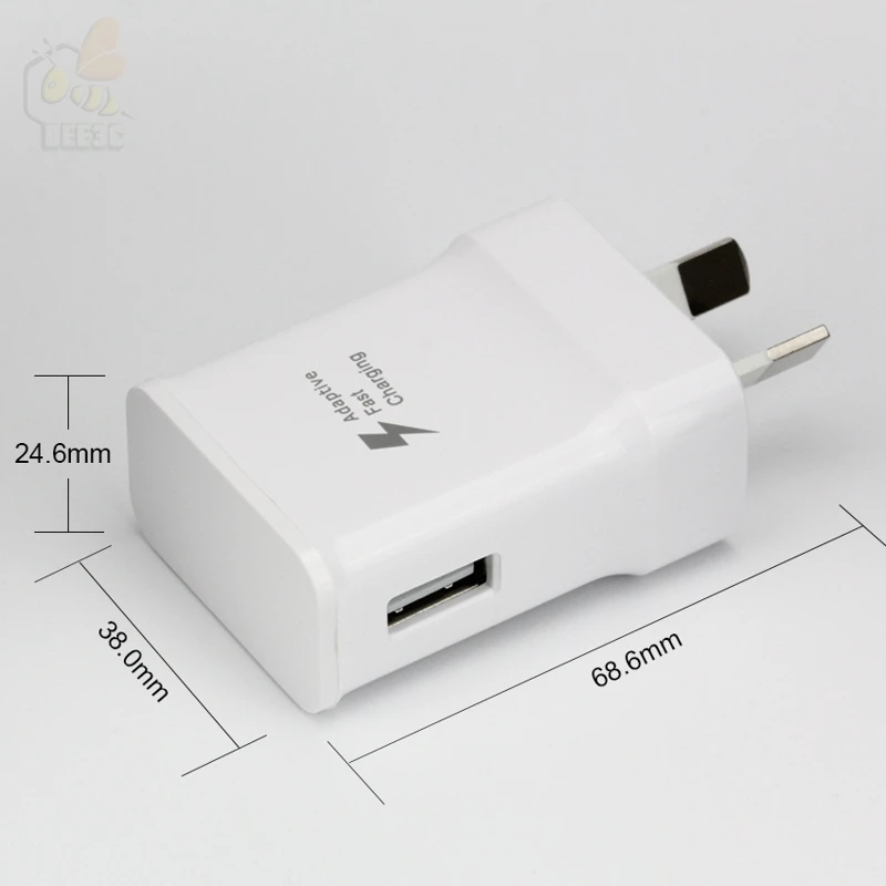 Новая Зеландия AU Plug True Fast устойчивое 9 0 в 5 A 500 зарядное устройство для Samsung s6