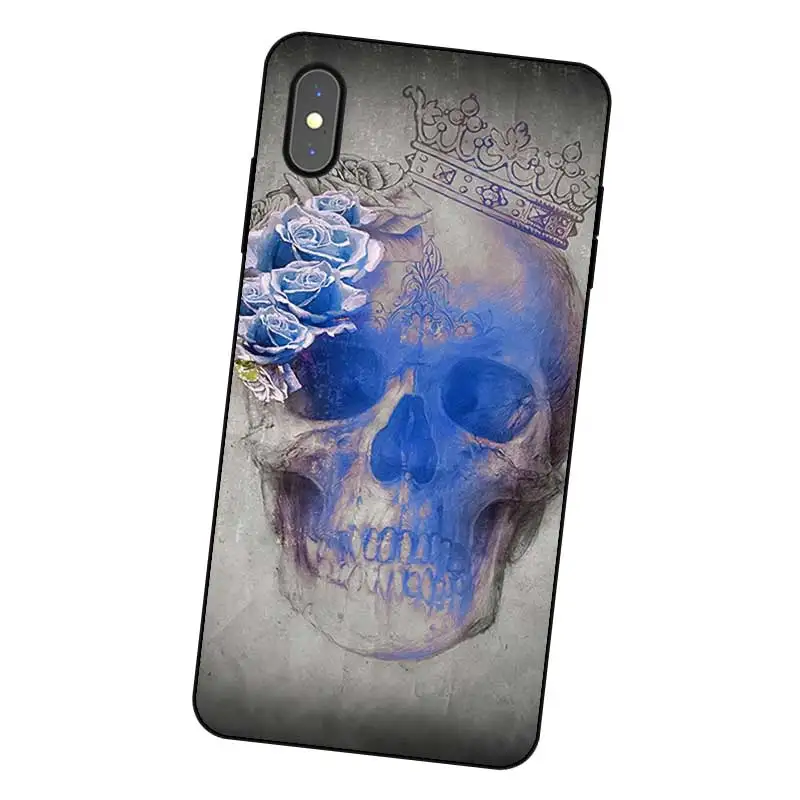 P177 Reaper Art Black Silicone Case Cover For Apple iPhone 11 Pro XR XS Max X 8 7 6 6S Plus 5 5S SE |