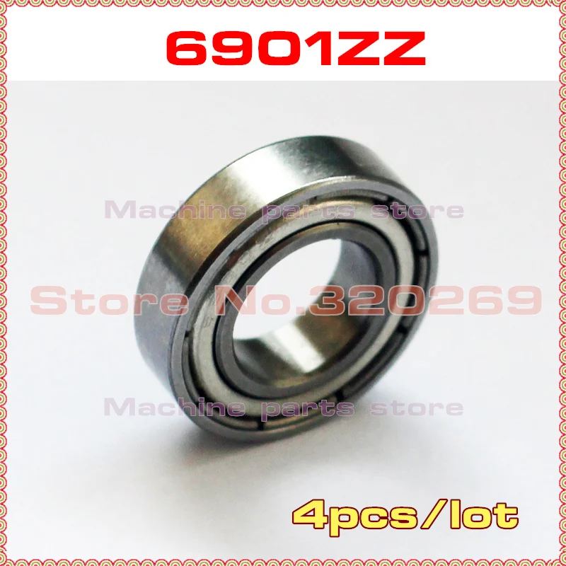 4 шт. фланцевые шарикоподшипники F6901ZZ 12*24*26 5*6*1 5 мм 6901ZZ 6901RS 6901 2RS|bearing shaft|bearing bearing5 mm