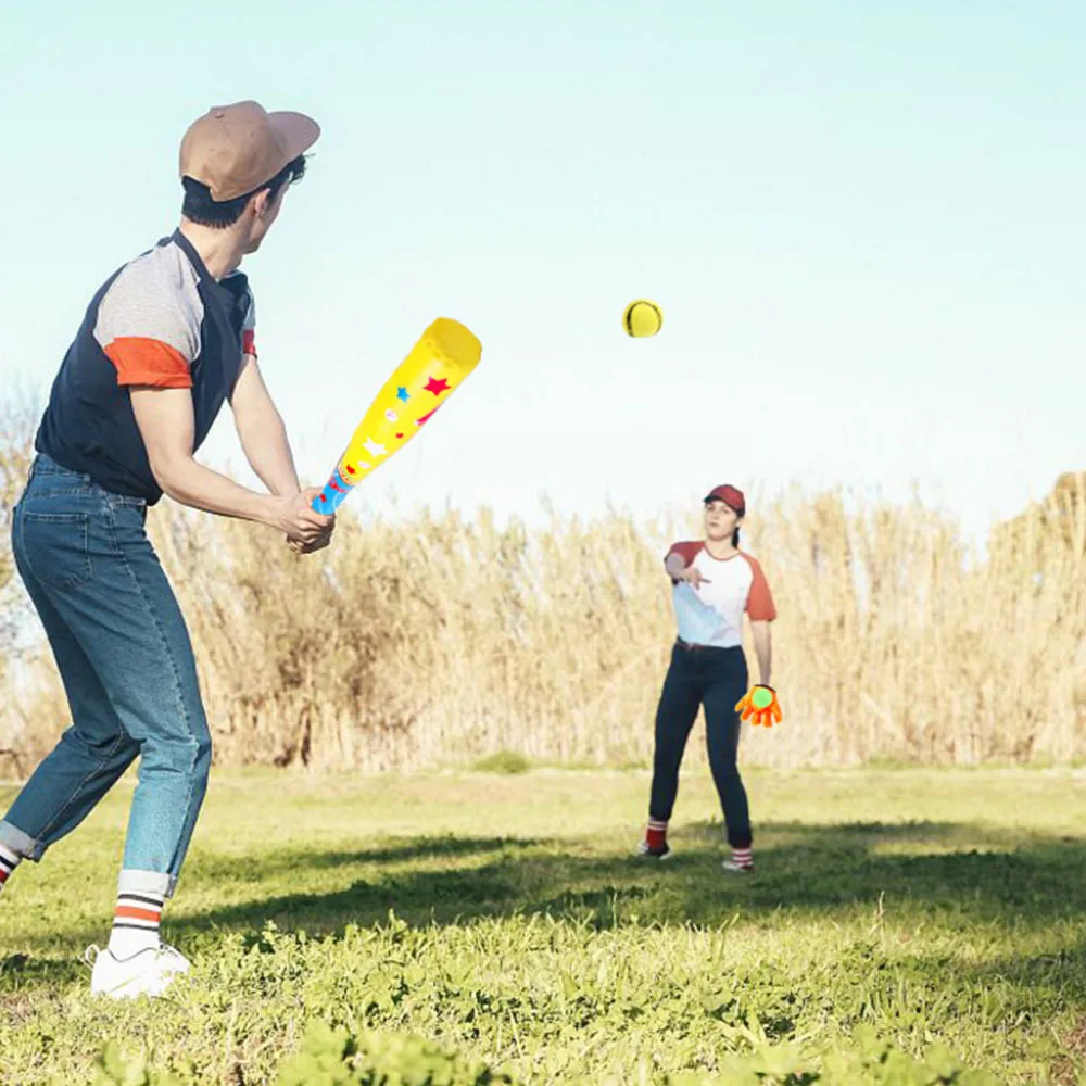 4 шт./компл. детские бейсбольные игрушки набор мягкая бейсбольная спортивная