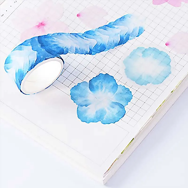 Многофункциональный цветок DIY лента Washi, офисные школьные стикер для канцелярских товаров набор Скрапбукинг украшения washitape подарок аксессуары - Цвет: Style 3