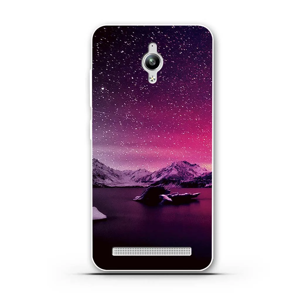 24 Разноцветный чехол для телефона с цветочным рисунком для ASus Zenfone Go ZC451TG Z00SD ZenFoneGo, 4,5 дюймов, чехол s, мягкий ТПУ чехол для телефона, сумка для ASus - Цвет: 24