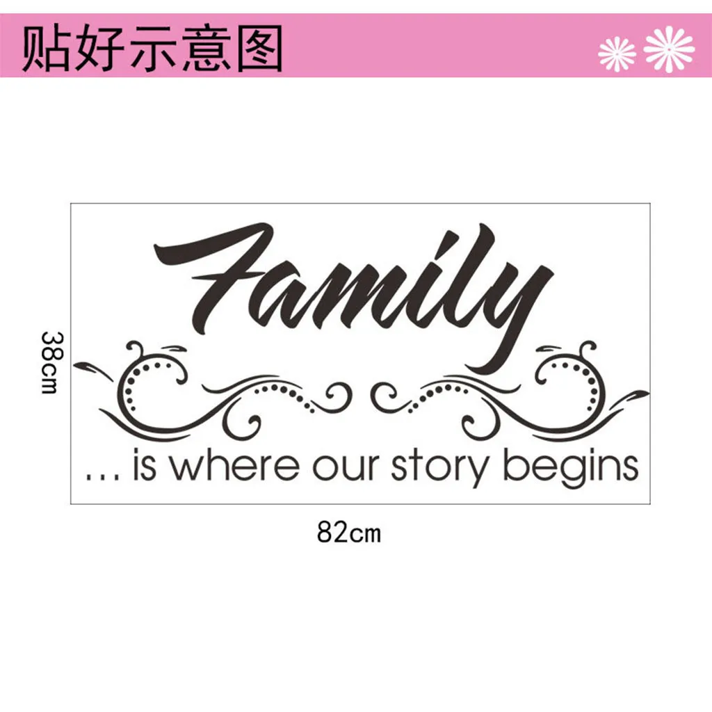 Водонепроницаемые плоские съемные наклейки с английским алфавитом настенные