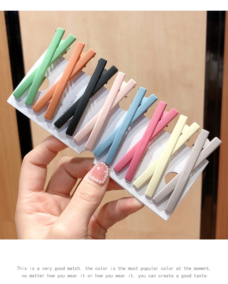 5 шт./компл. Милая цветная заколка для волос девочек повязка Пряжка аксессуары