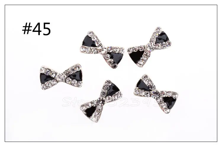 Кристаллические украшения для дизайна ногтей 10 шт./лот смешанный модный дизайн с