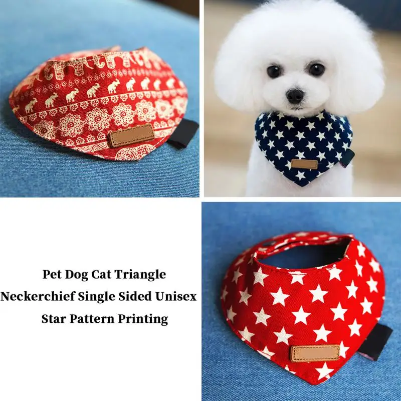 Ошейники Регулируемый собака кошка ошейники для щенков Шарф Пейсли шейный