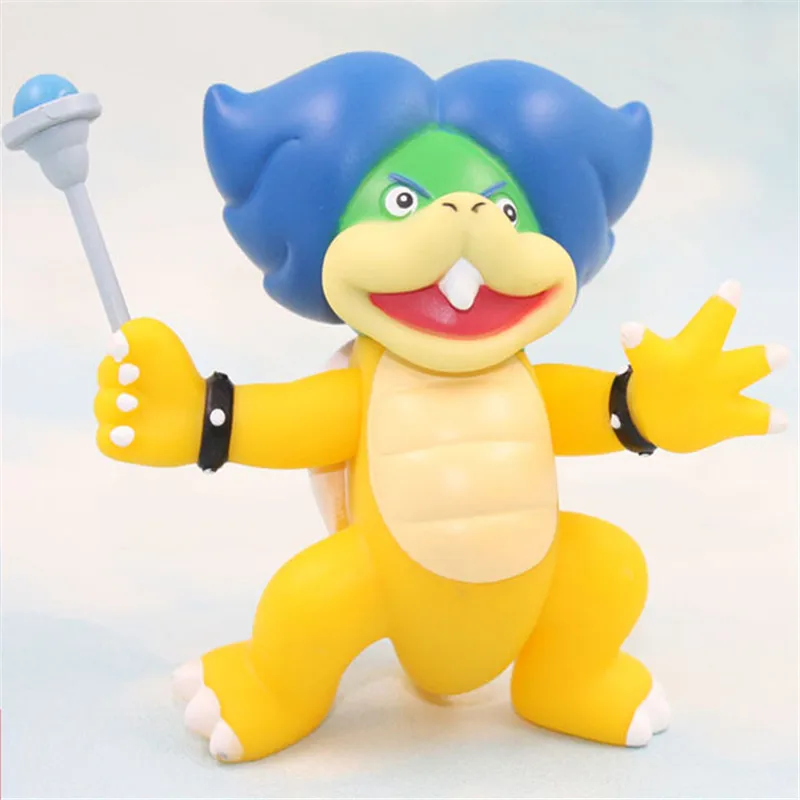 Редкая коллекция 10 см Super Mario Bros Koopaling Kids Iggy Ludwig Roy Wendy Lemmy Larry фигурка игрушка