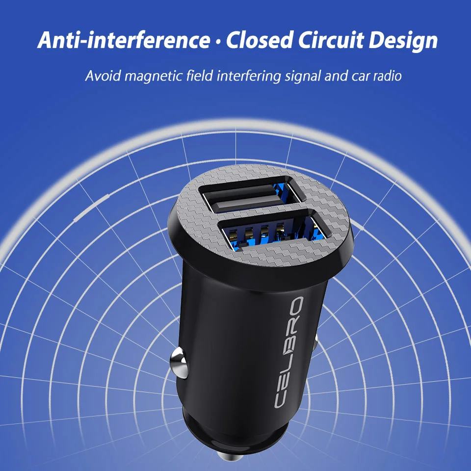 Обновление Mini USB Автомобильное зарядное устройство 15 Вт автомобильное для