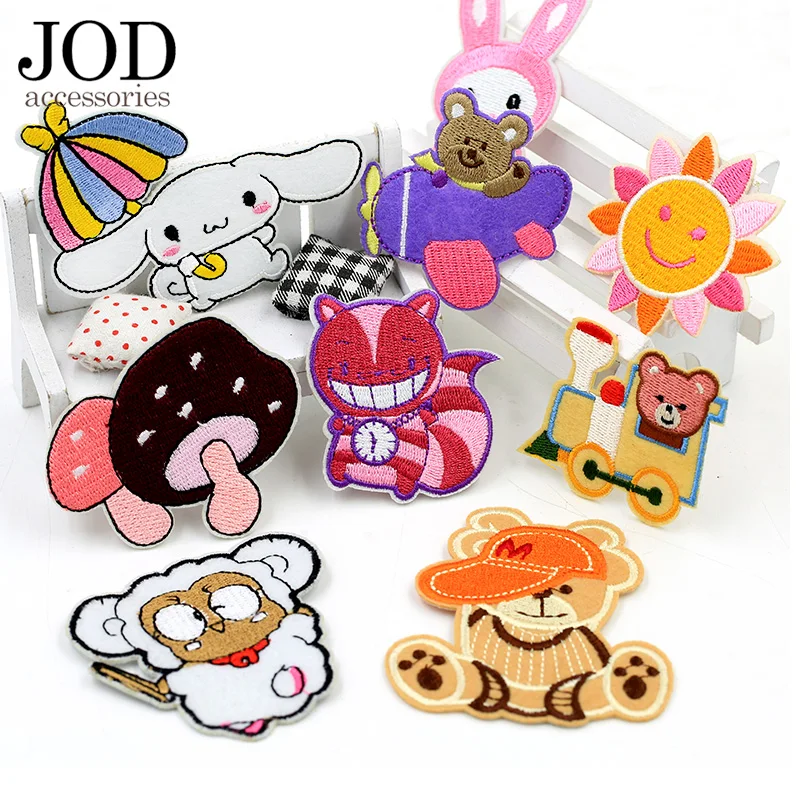 Термоклейкие аппликации для глажки с вышивкой JOD Bear Fly|iron on patches|iron onpatch iron |