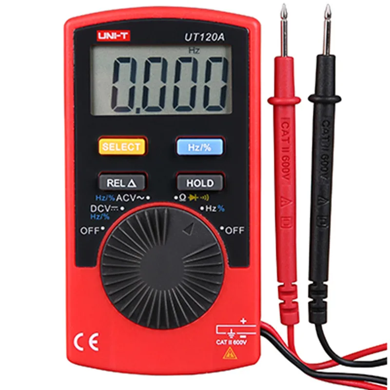 UT120A UT120 Portable Auto Ranging Digital Multimeter Capacitance Resistance AC/DC Current Voltage Meter Tester | Инструменты